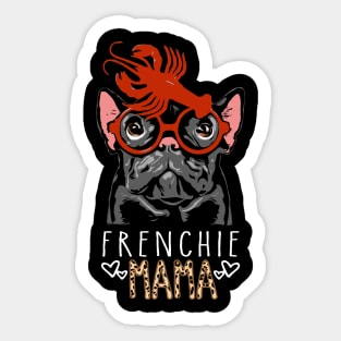 Cute Frenchie Mom Sticker